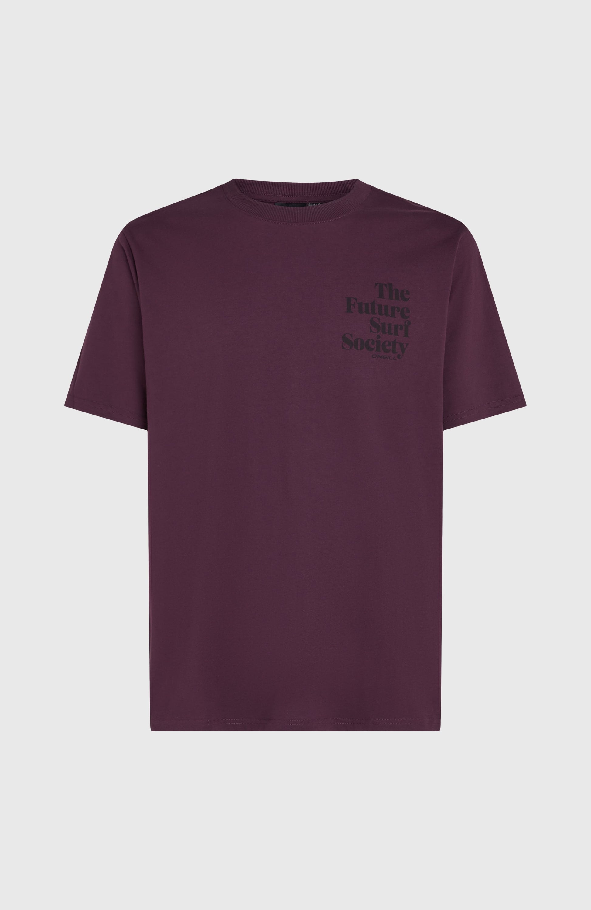 Future Surf Society T-Shirt Men Aubergine