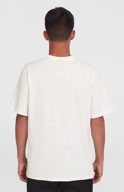 Slub Chest Pocket T-Shirt Men Snow White