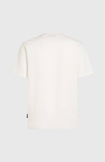 Slub Chest Pocket T-Shirt Men Snow White