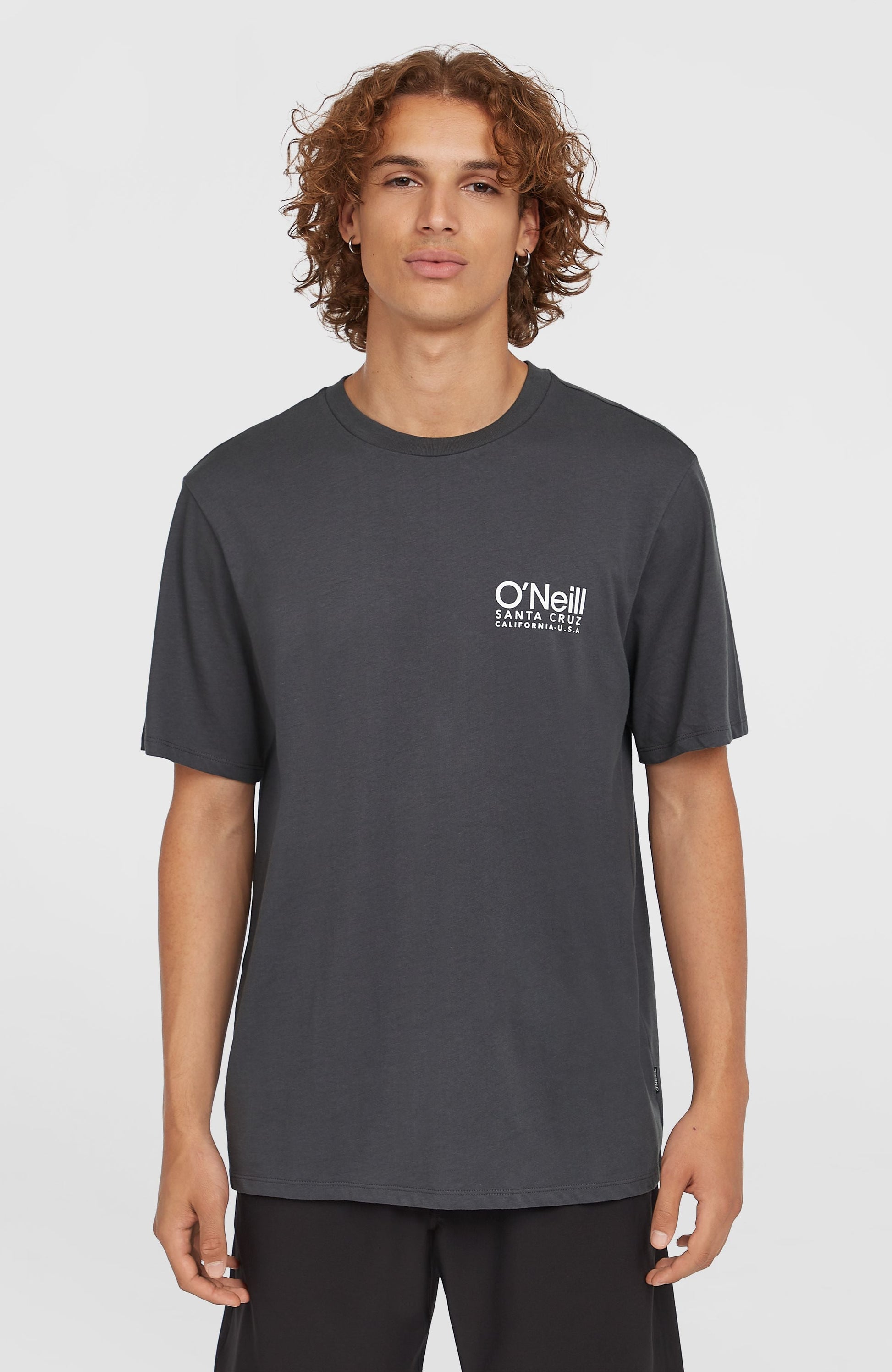 Original Cali Logo T-Shirt Men Asphalt