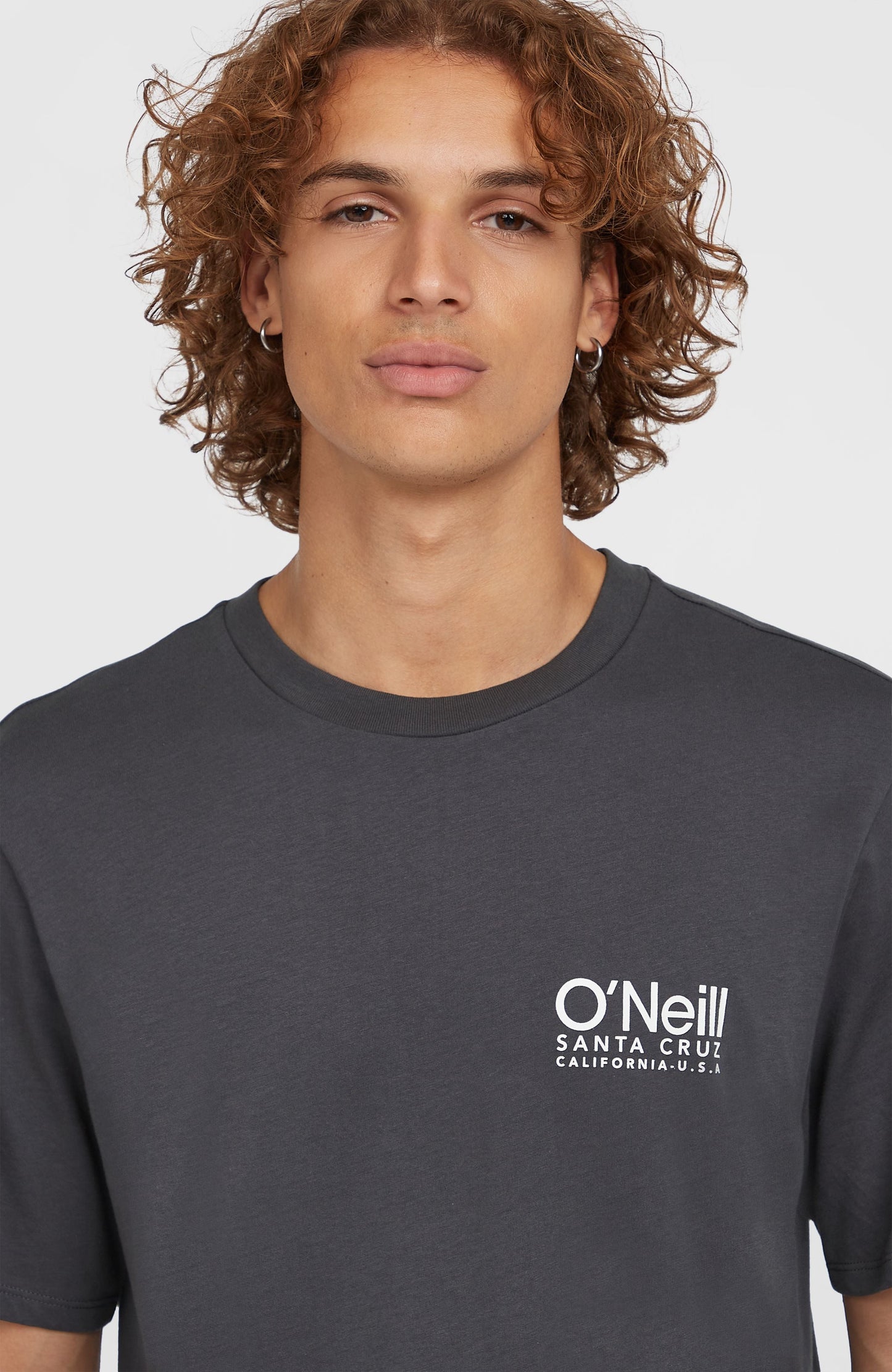 Original Cali Logo T-Shirt Men Asphalt