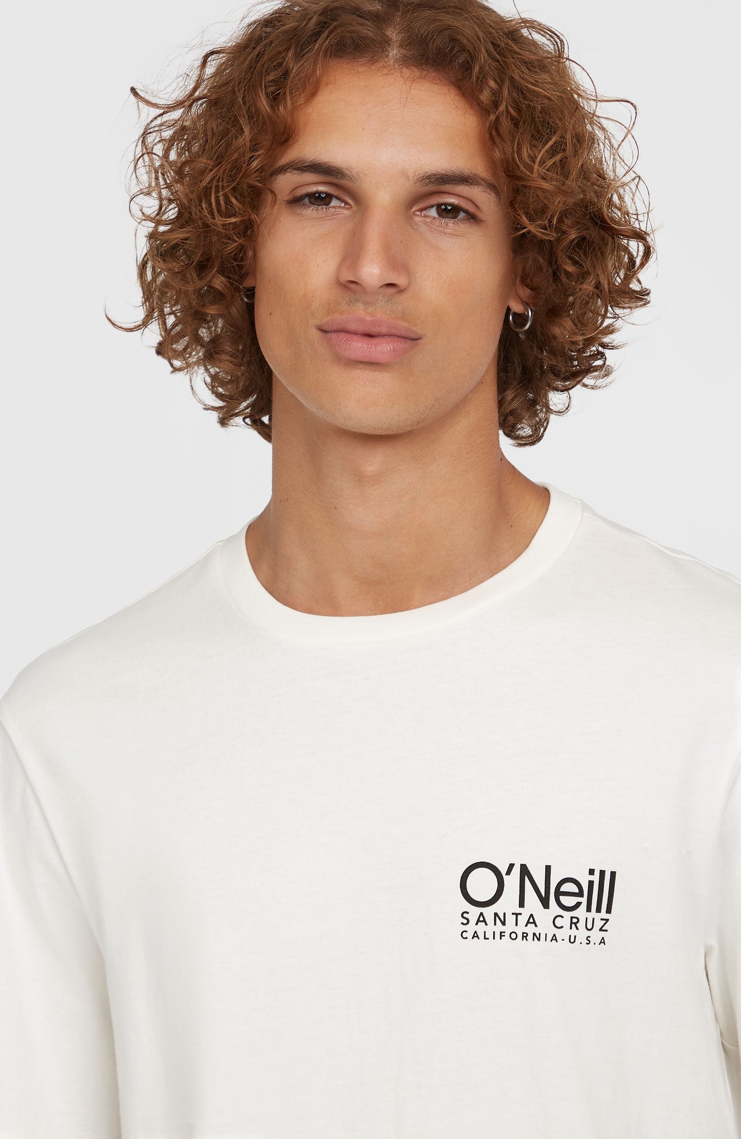 Original Cali Logo T-Shirt Men Snow White