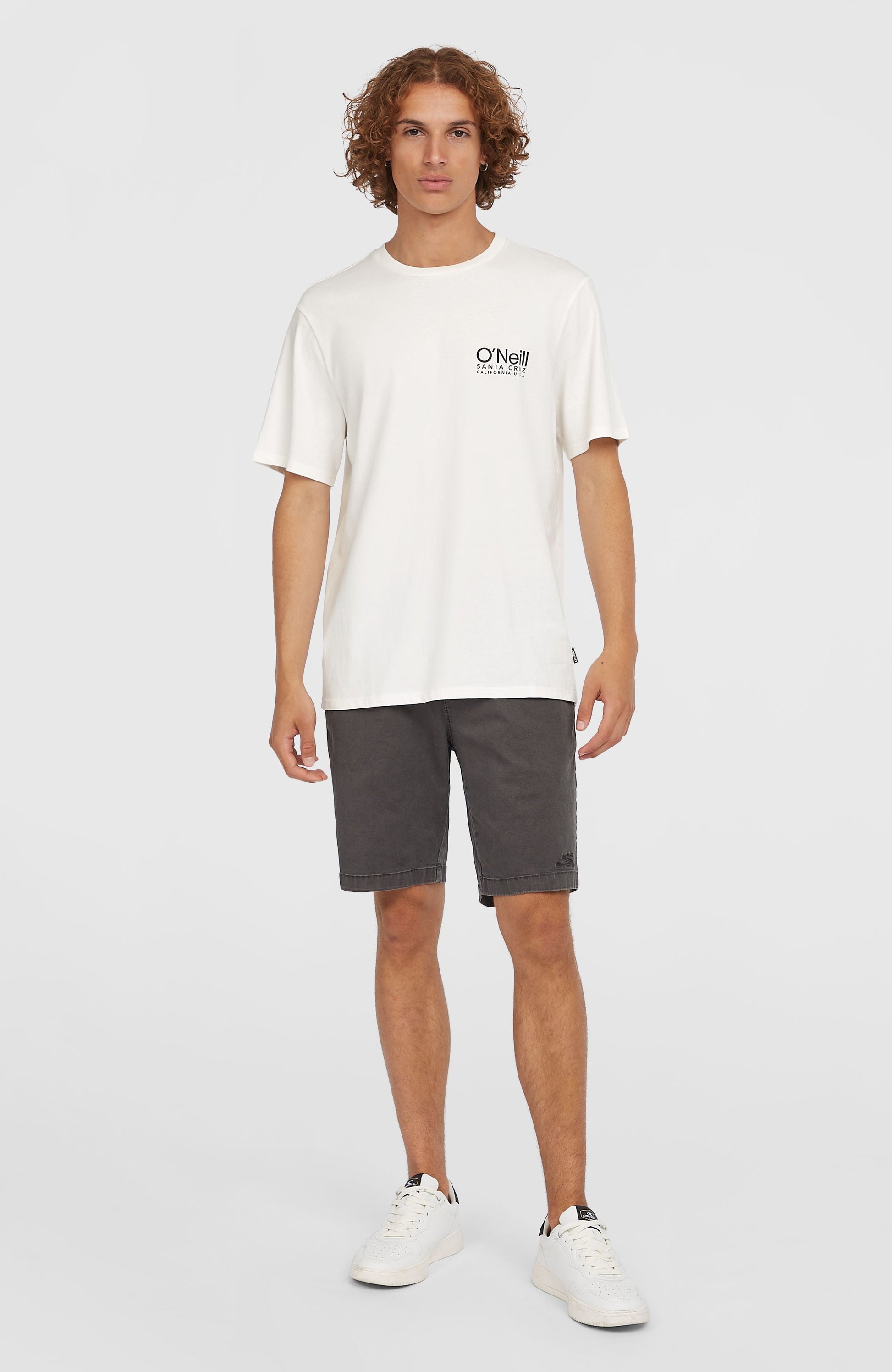 Original Cali Logo T-Shirt Men Snow White