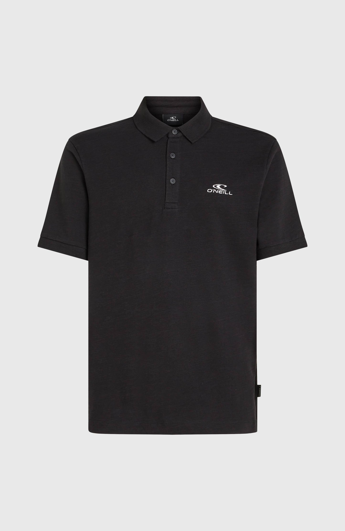Slub Small Logo Polo Men Black Out