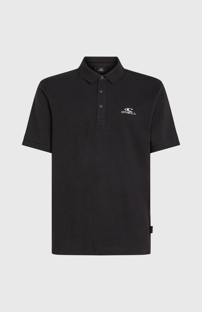 Slub Small Logo Polo Men Black Out
