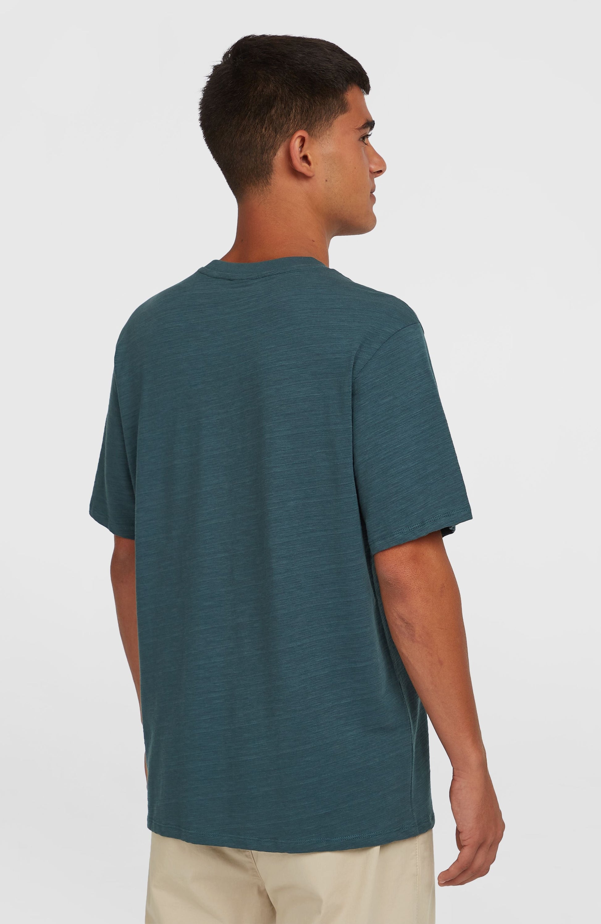 Slub Chest Pocket T-Shirt Men Alma Steel
