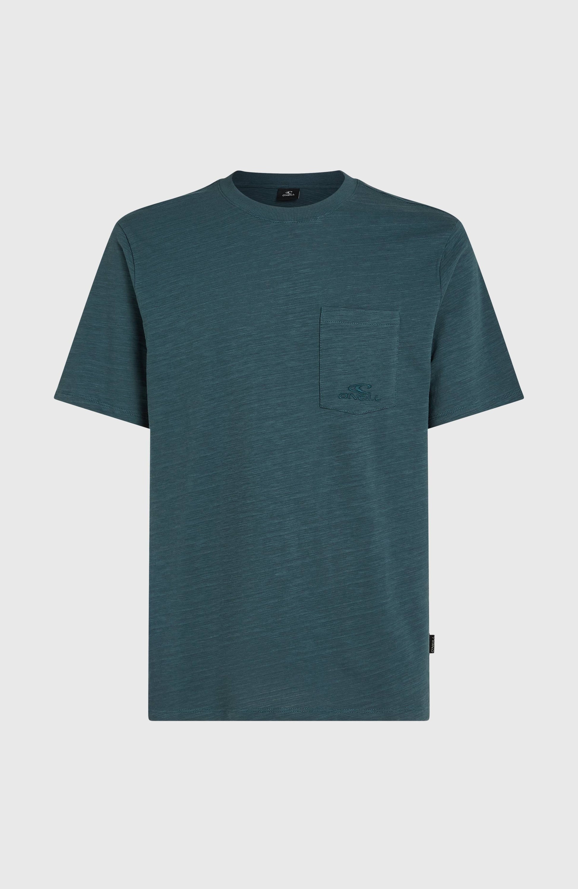 Slub Chest Pocket T-Shirt Men Alma Steel