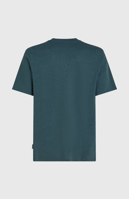 Slub Chest Pocket T-Shirt Men Alma Steel