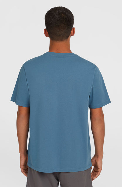 Small Logo T-Shirt Men Copen Blue