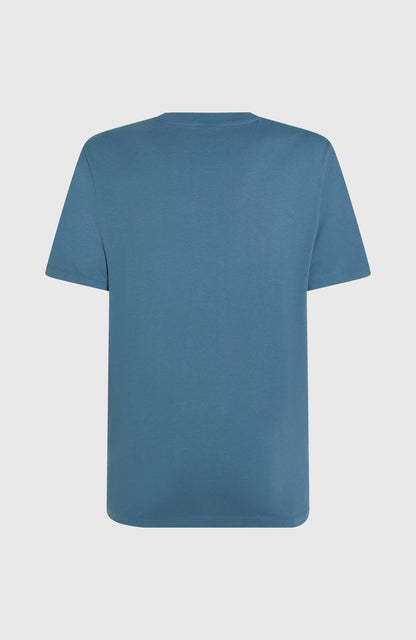 Small Logo T-Shirt Men Copen Blue