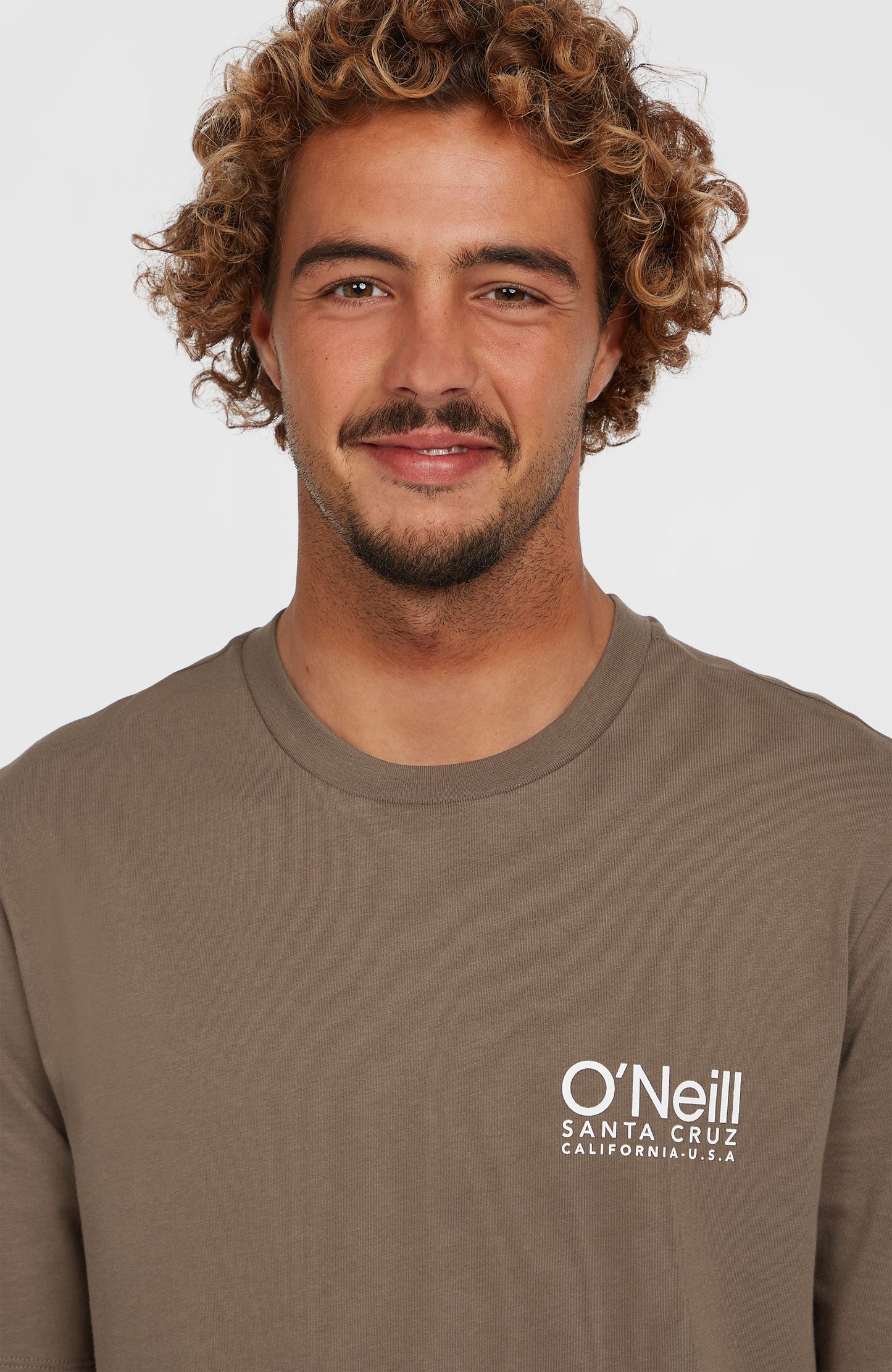 Original Cali Logo T-Shirt Men Pure Cashmere