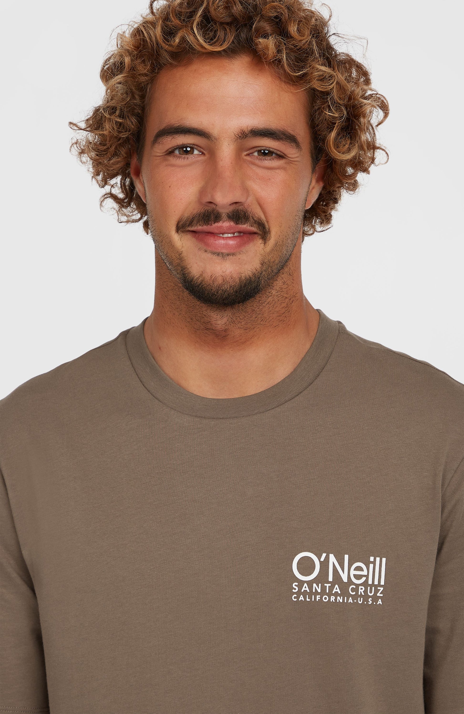 Original Cali Logo T-Shirt Men Pure Cashmere