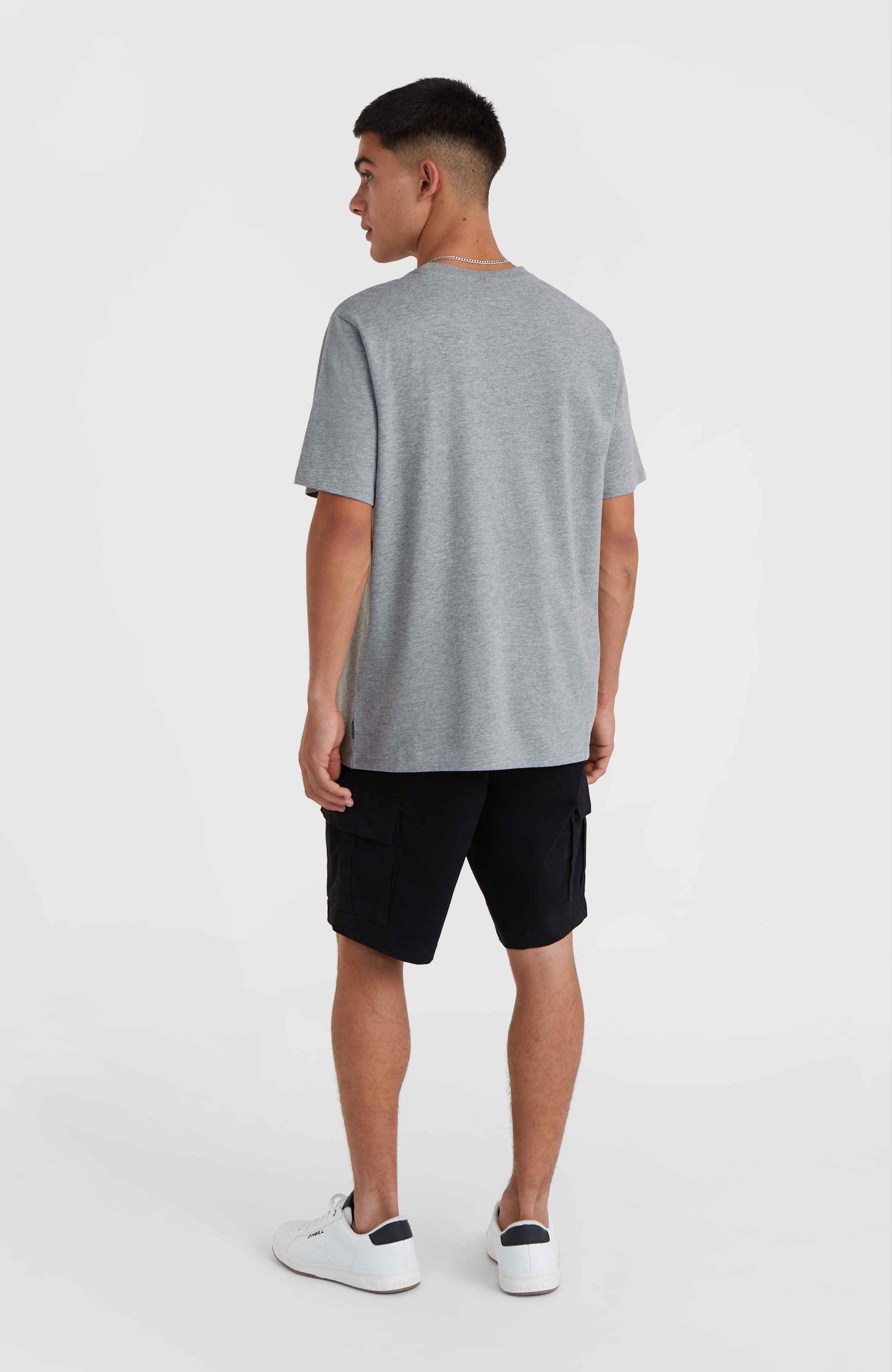 O'Neill Small Logo T-Shirt Men Silver Melee