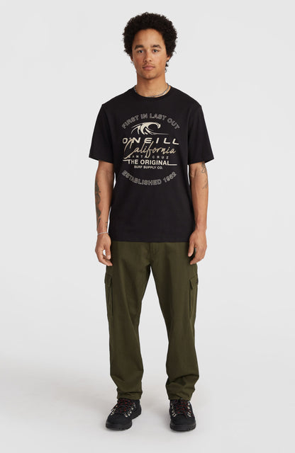 Cali Wave T-Shirt Men Black Out