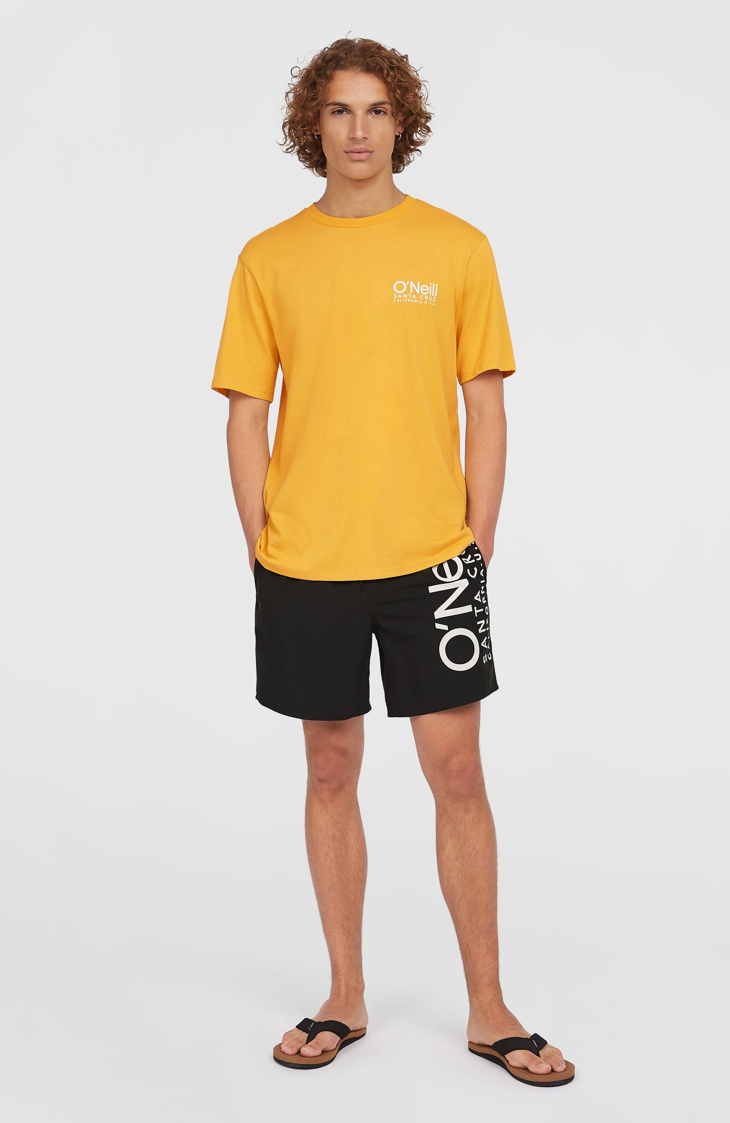 Original Cali Logo T-Shirt Men Golden Haze