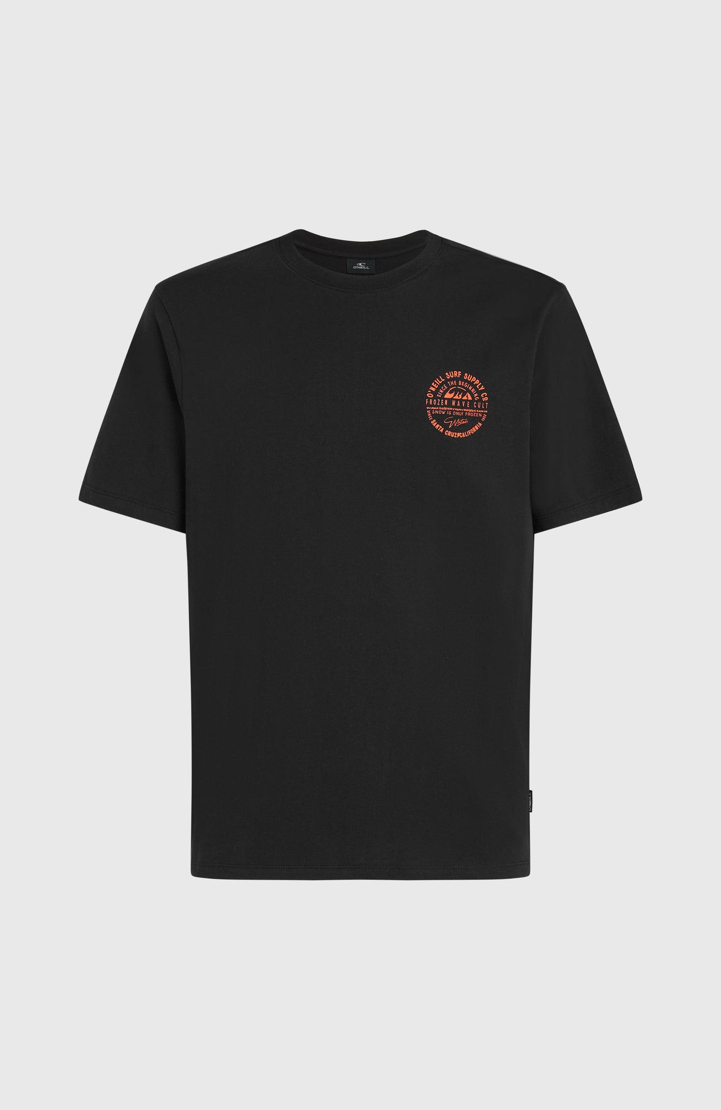 Chest-Print T-Shirt Men Black Out