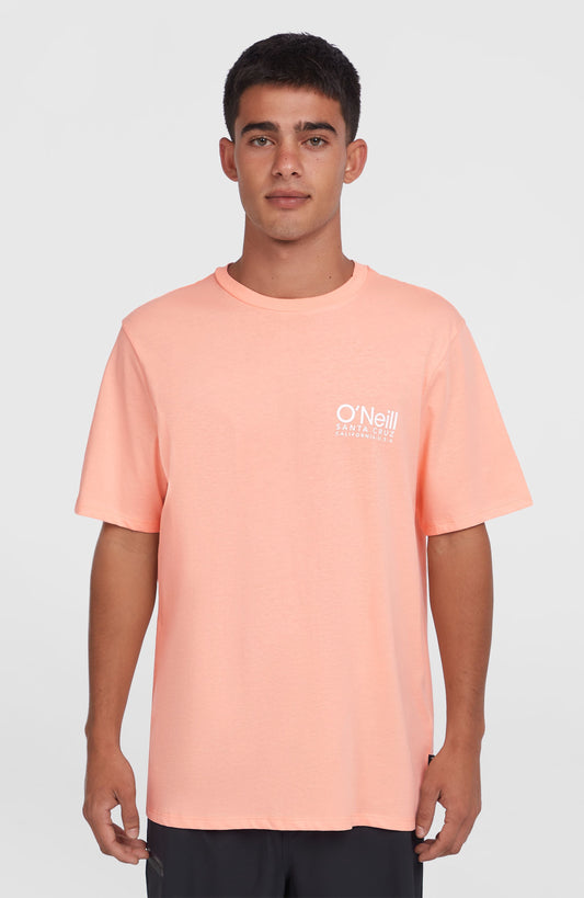 Original Cali Logo T-Shirt Men Coral Pop