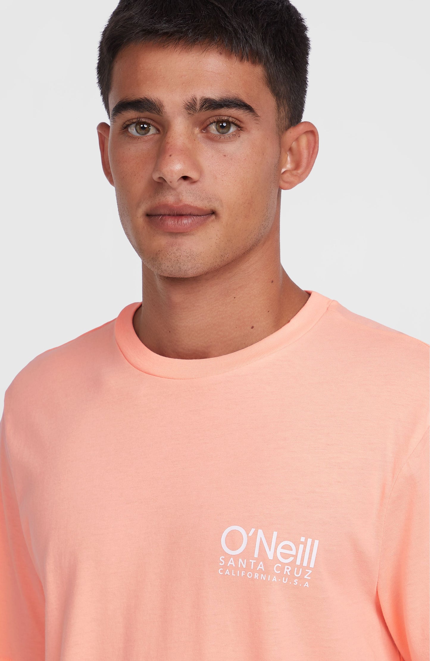 Original Cali Logo T-Shirt Men Coral Pop