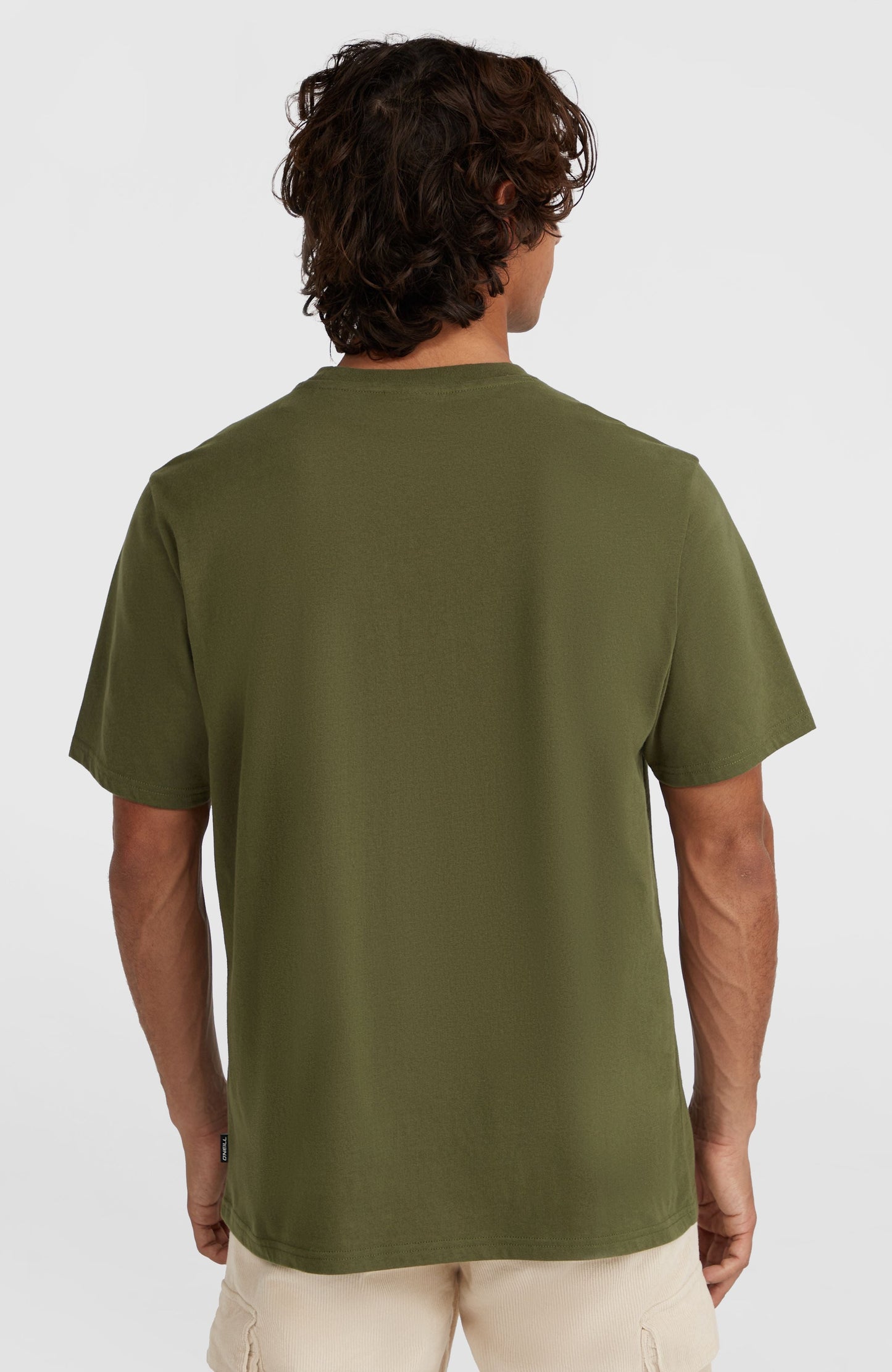 Ikat Stripe T-Shirt Men Forest Night