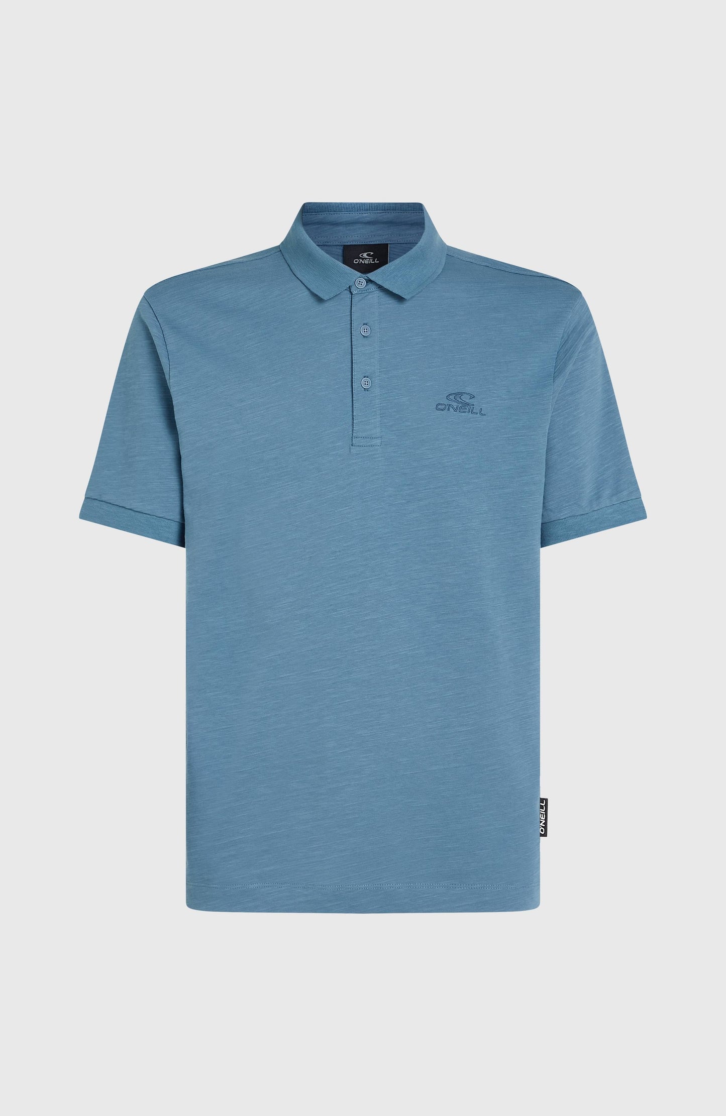 Slub Small Logo Polo Men Copen Blue