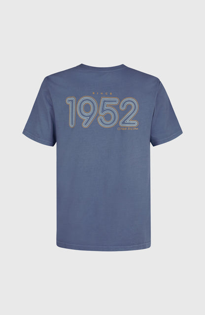 O'Riginals Retro Back-Print T-Shirt Men Mozart Blue