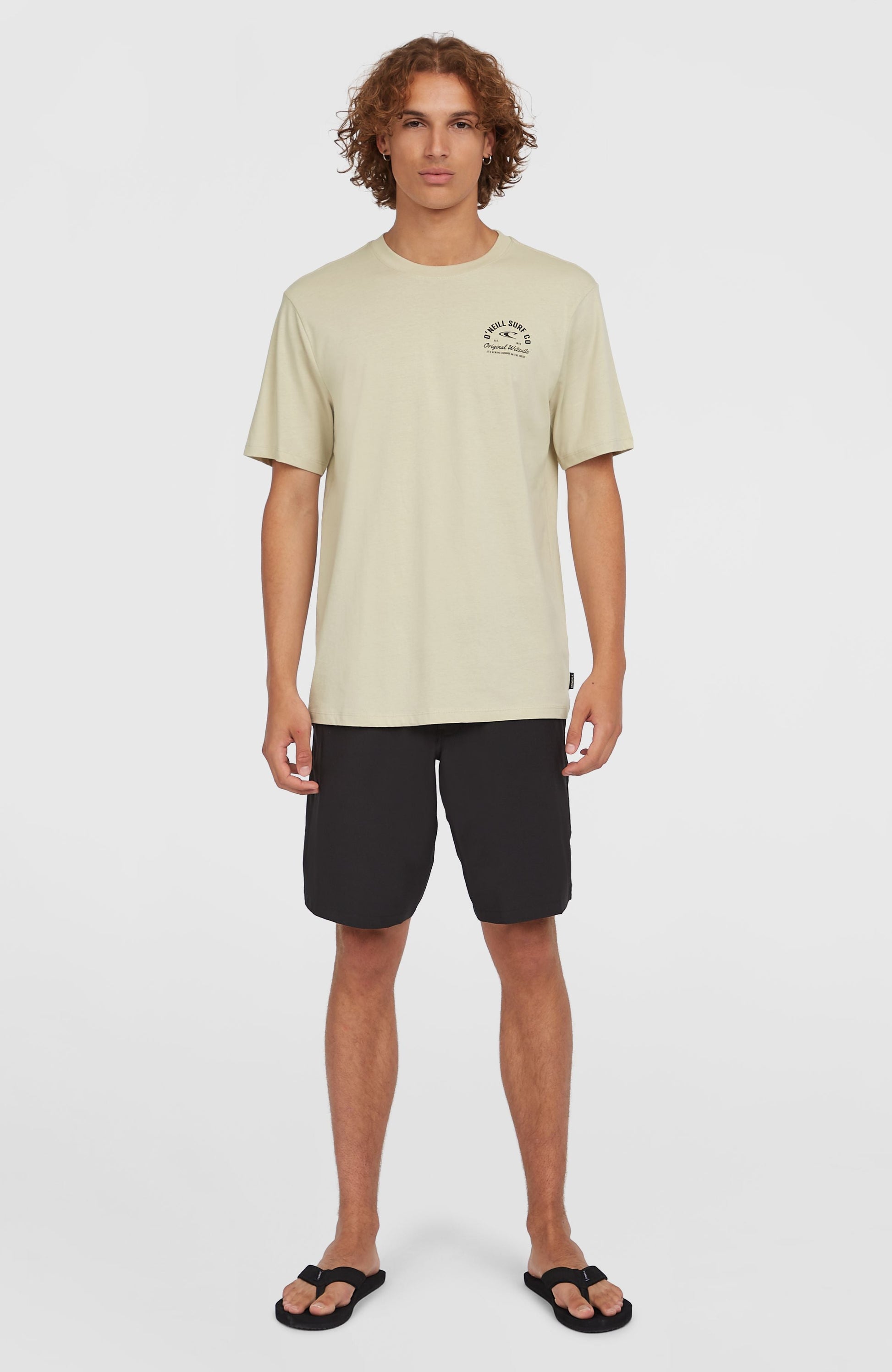 Surf Co T-Shirt Men Light Khaki