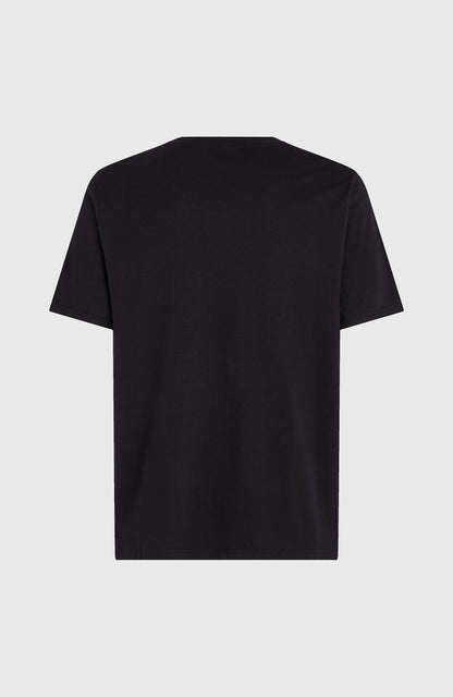 Ikat Stripe T-Shirt Men Black Out