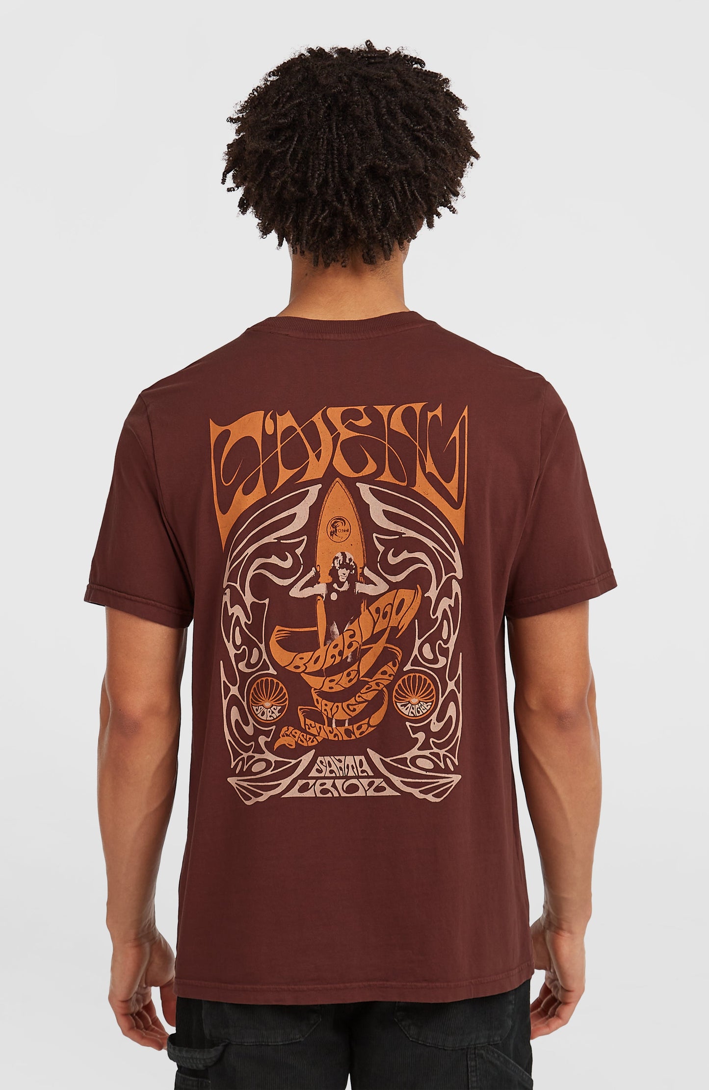O'Riginals Retro Back-Print T-Shirt Men Hazel Spice