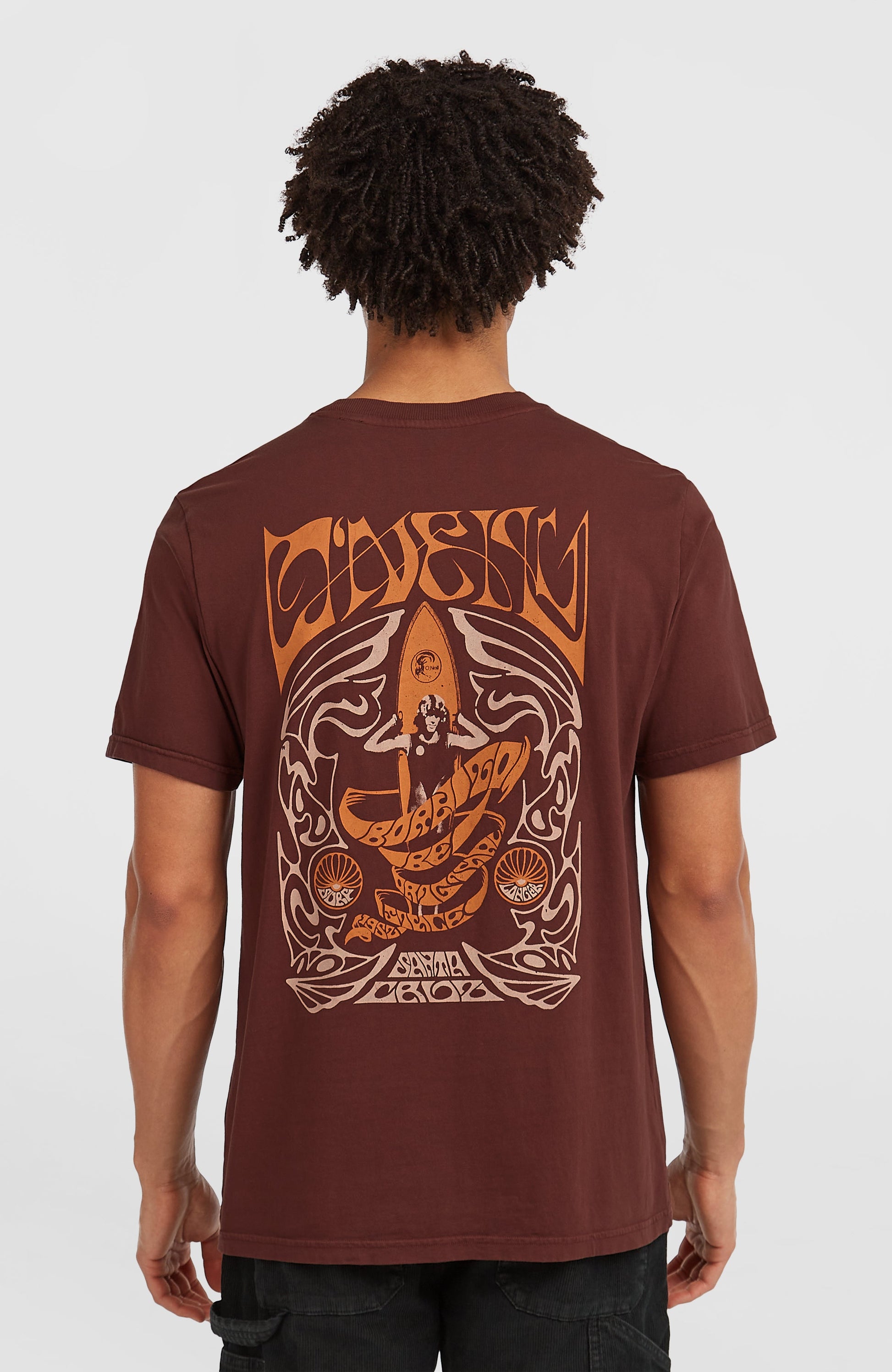 O'Riginals Retro Back-Print T-Shirt Men Hazel Spice