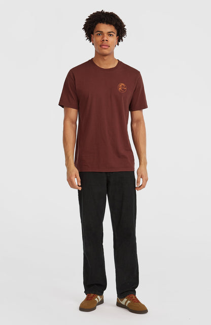 O'Riginals Retro Back-Print T-Shirt Men Hazel Spice