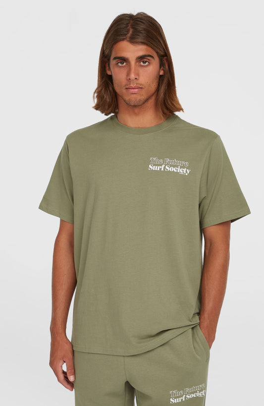 Future Surf Society T-Shirt Men Avery Fern