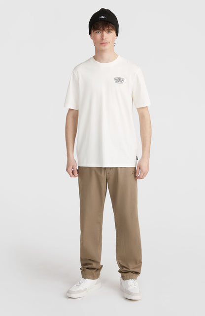 Small Chest Print T-Shirt Men Snow White
