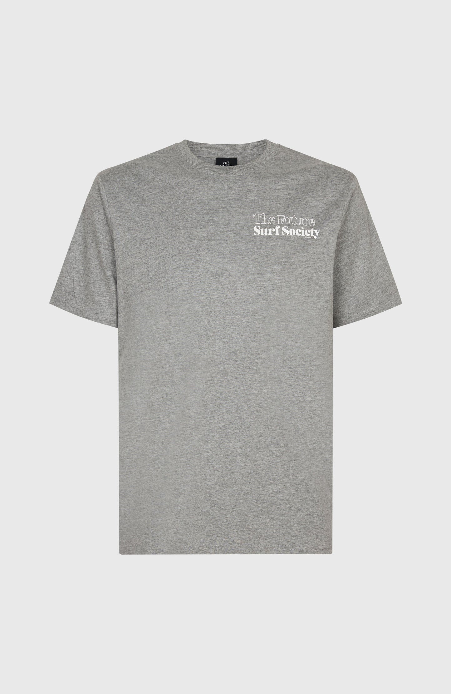 Future Surf Society T-Shirt Men Silver Melee