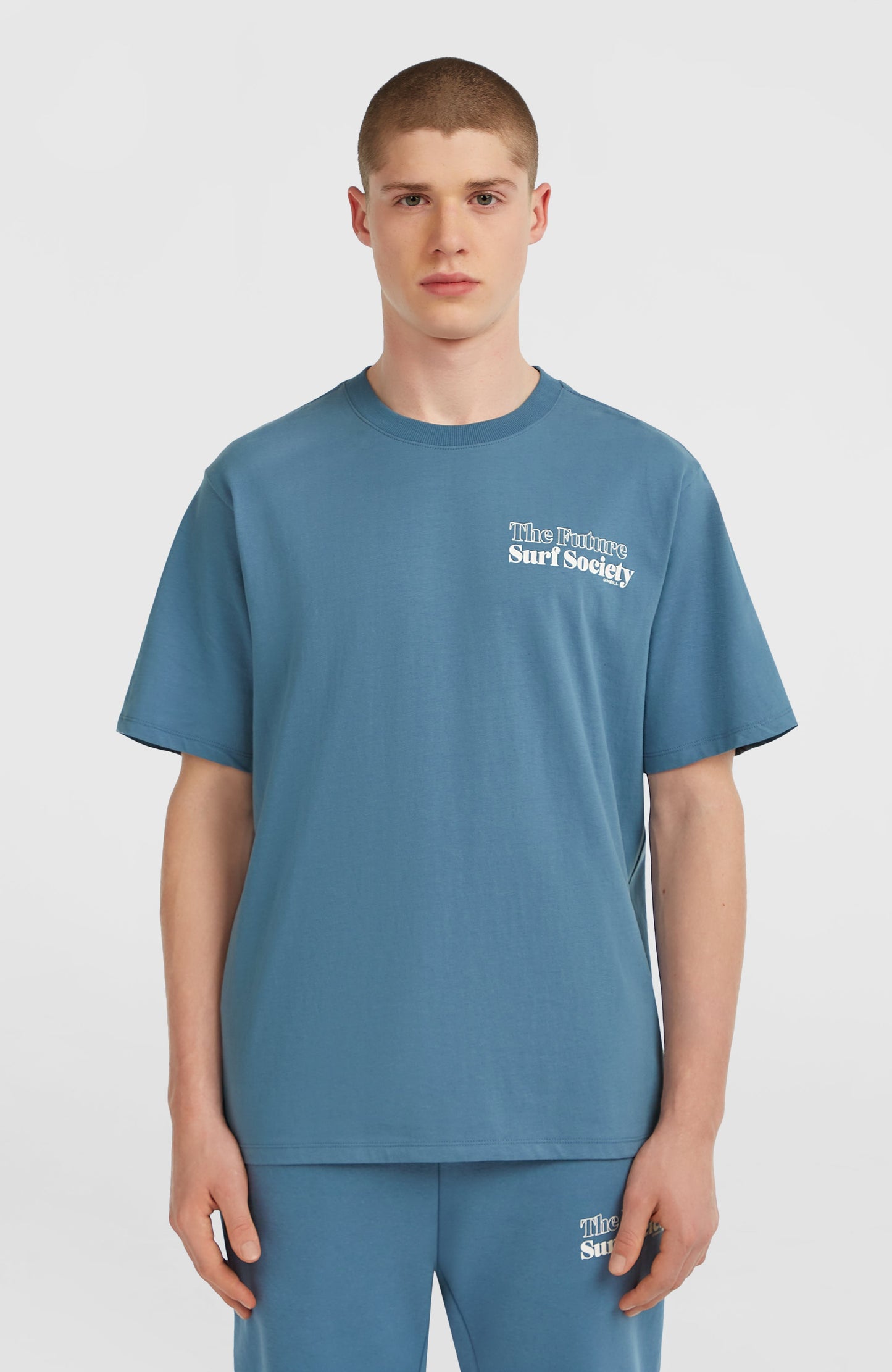 Future Surf Society T-Shirt Men Mozart Blue