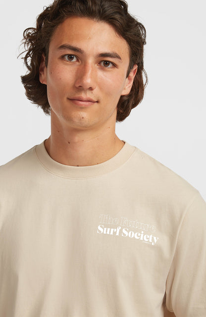 Future Surf Society T-Shirt Men Macaron