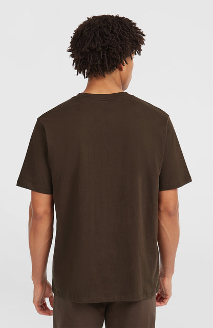 Future Surf Society T-Shirt Men Coffee Bean