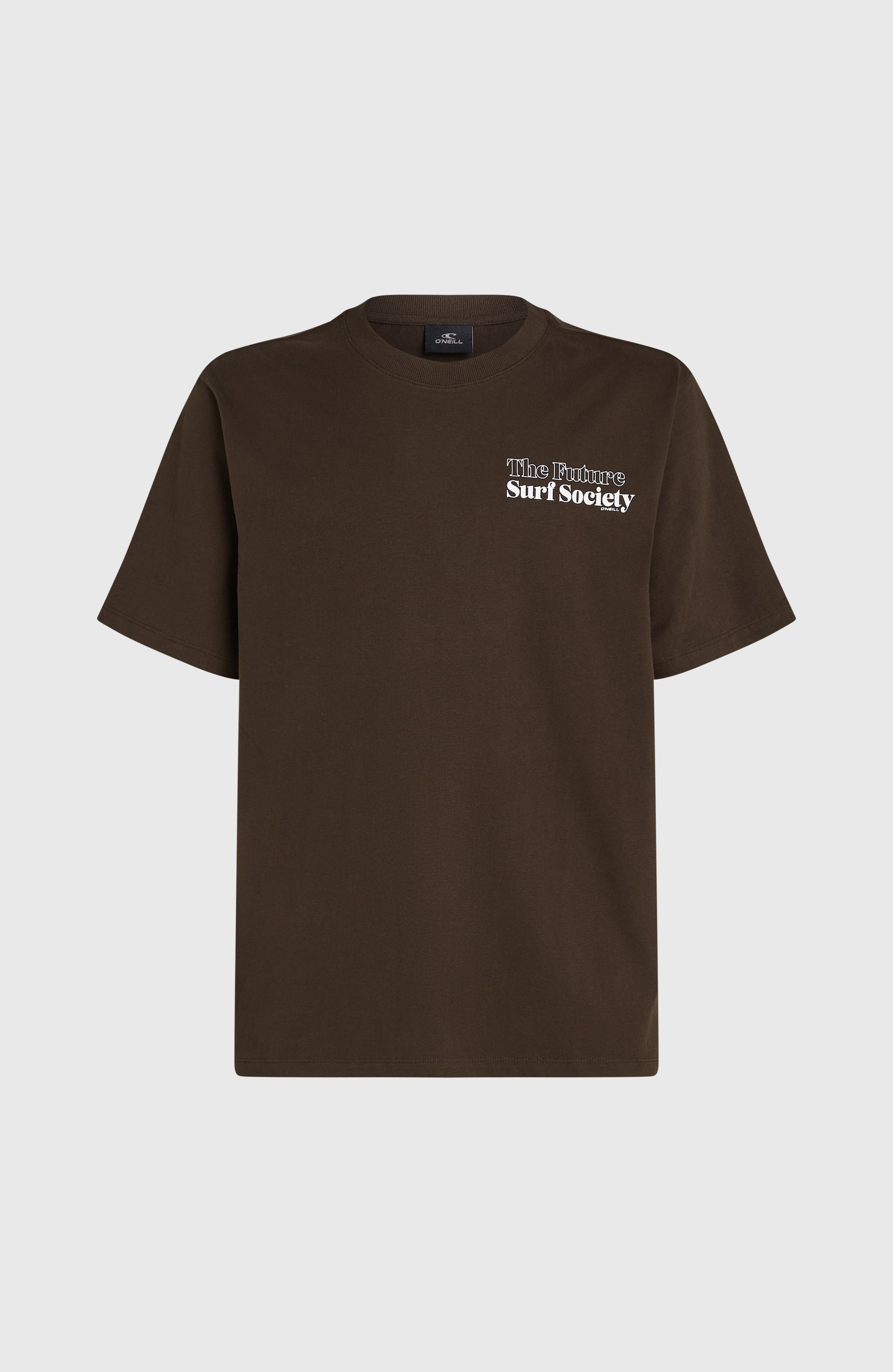 Future Surf Society T-Shirt Men Coffee Bean