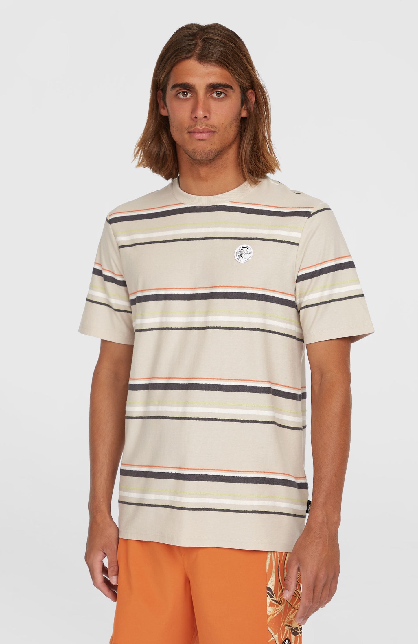 O'Riginals Stripe T-Shirt Men Beige Originals Retro Stripe