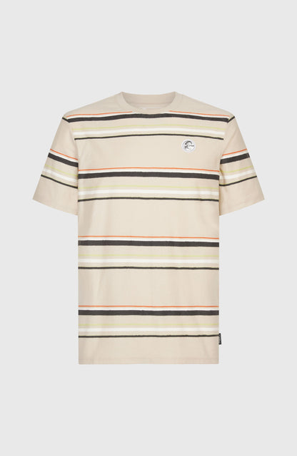O'Riginals Stripe T-Shirt Men Beige Originals Retro Stripe