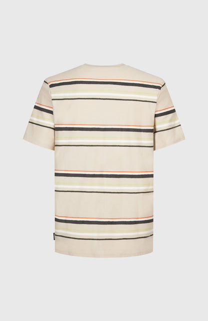 O'Riginals Stripe T-Shirt Men Beige Originals Retro Stripe