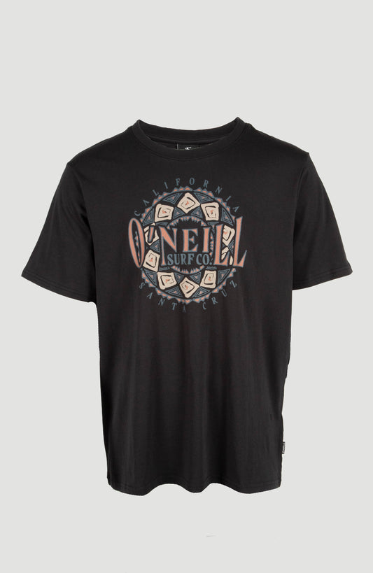 Ikat Graphic T-Shirt Men Black Out