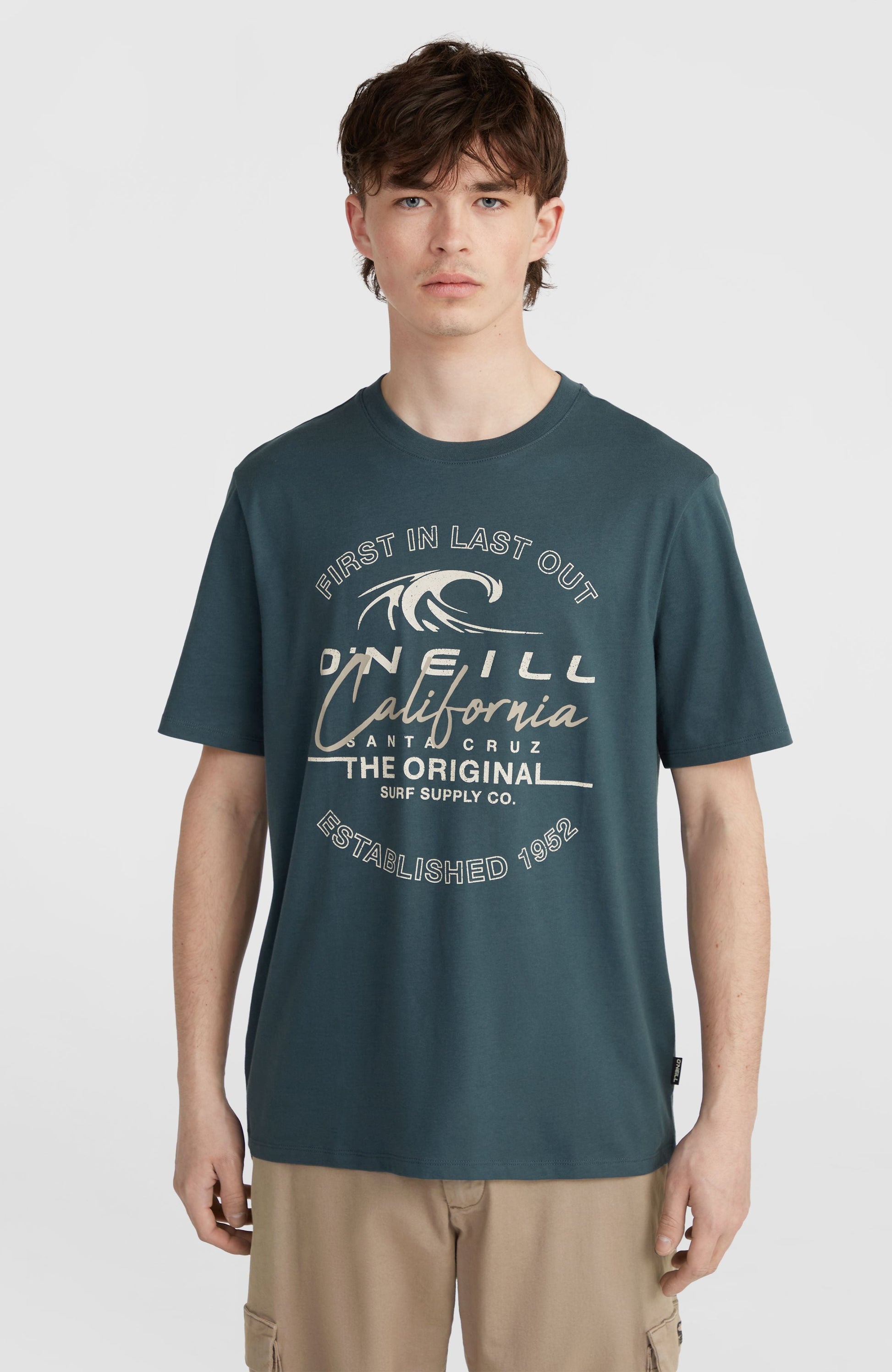 Cali Wave T-Shirt Men Alma Steel