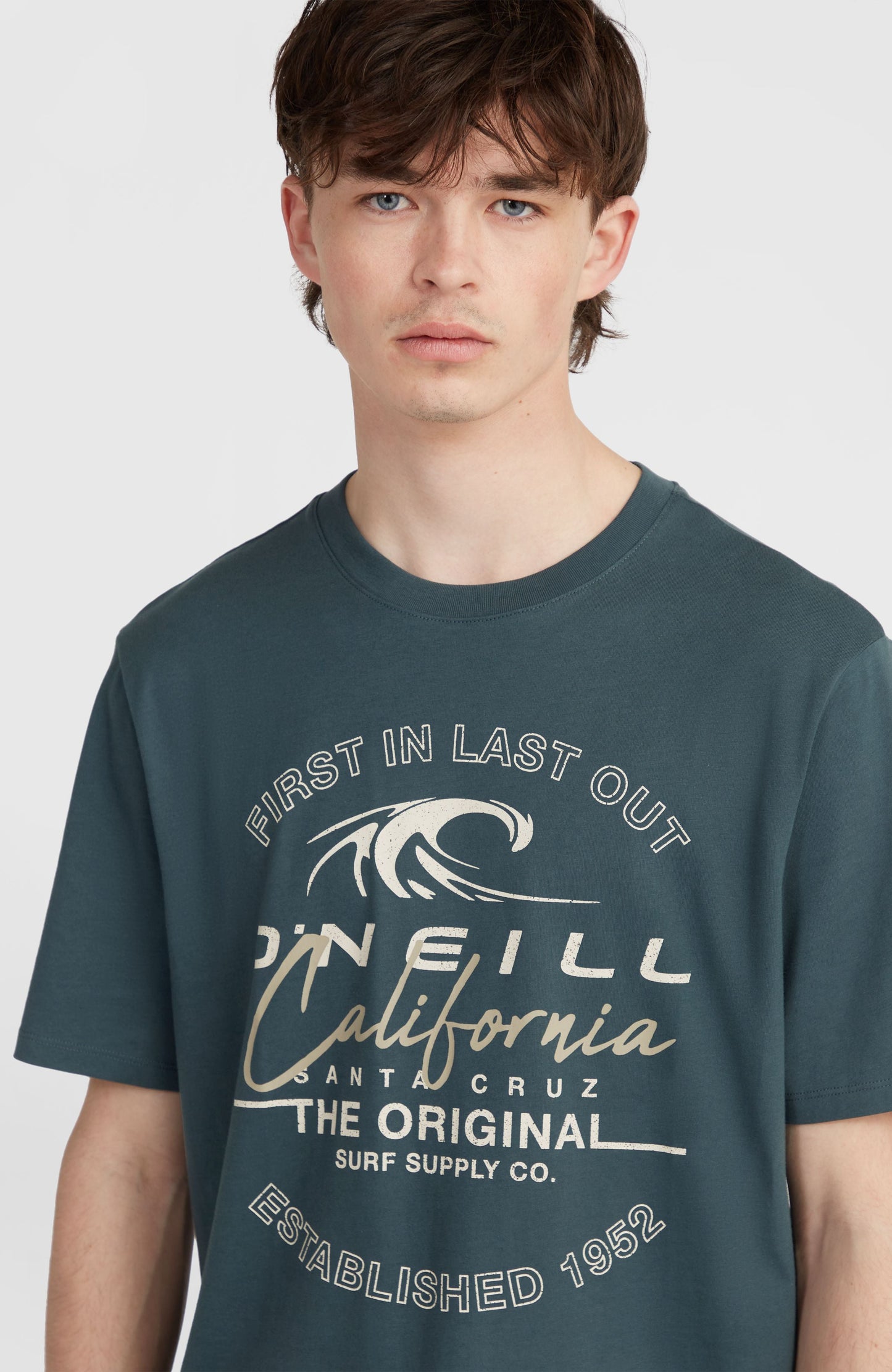 Cali Wave T-Shirt Men Alma Steel