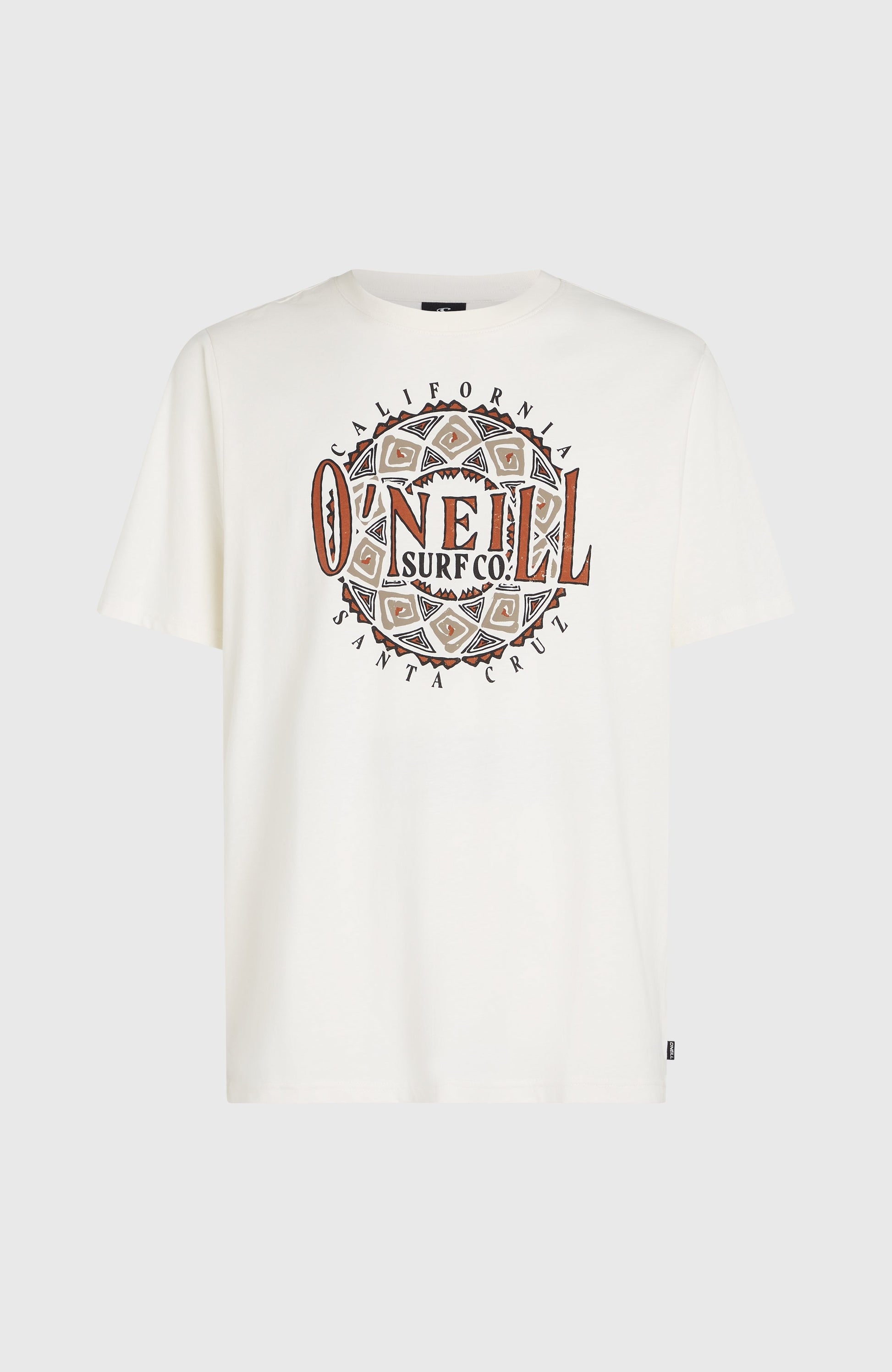 Ikat Graphic T-Shirt Men Snow White