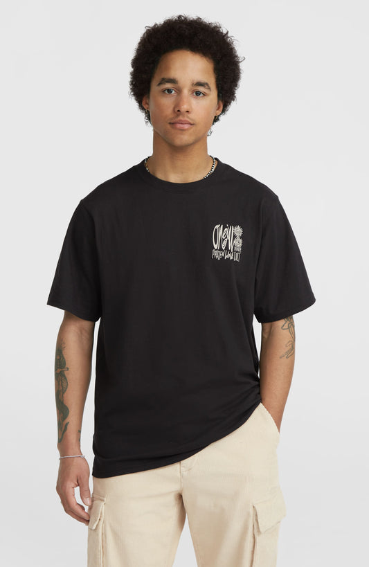Surf Heroes Graphic T-Shirt Men Black Out