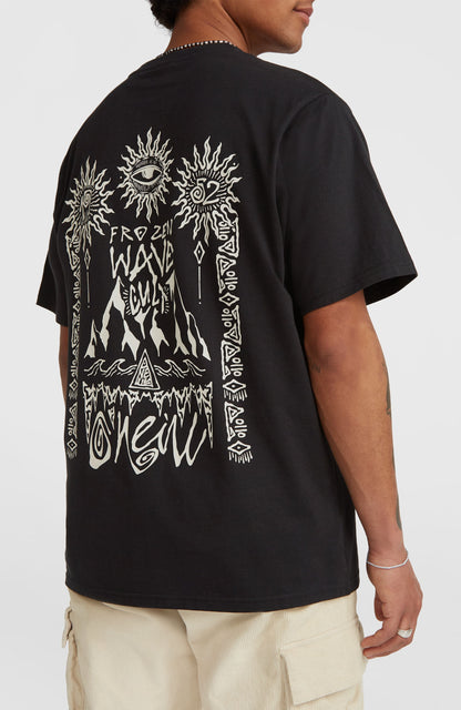Surf Heroes Graphic T-Shirt Men Black Out