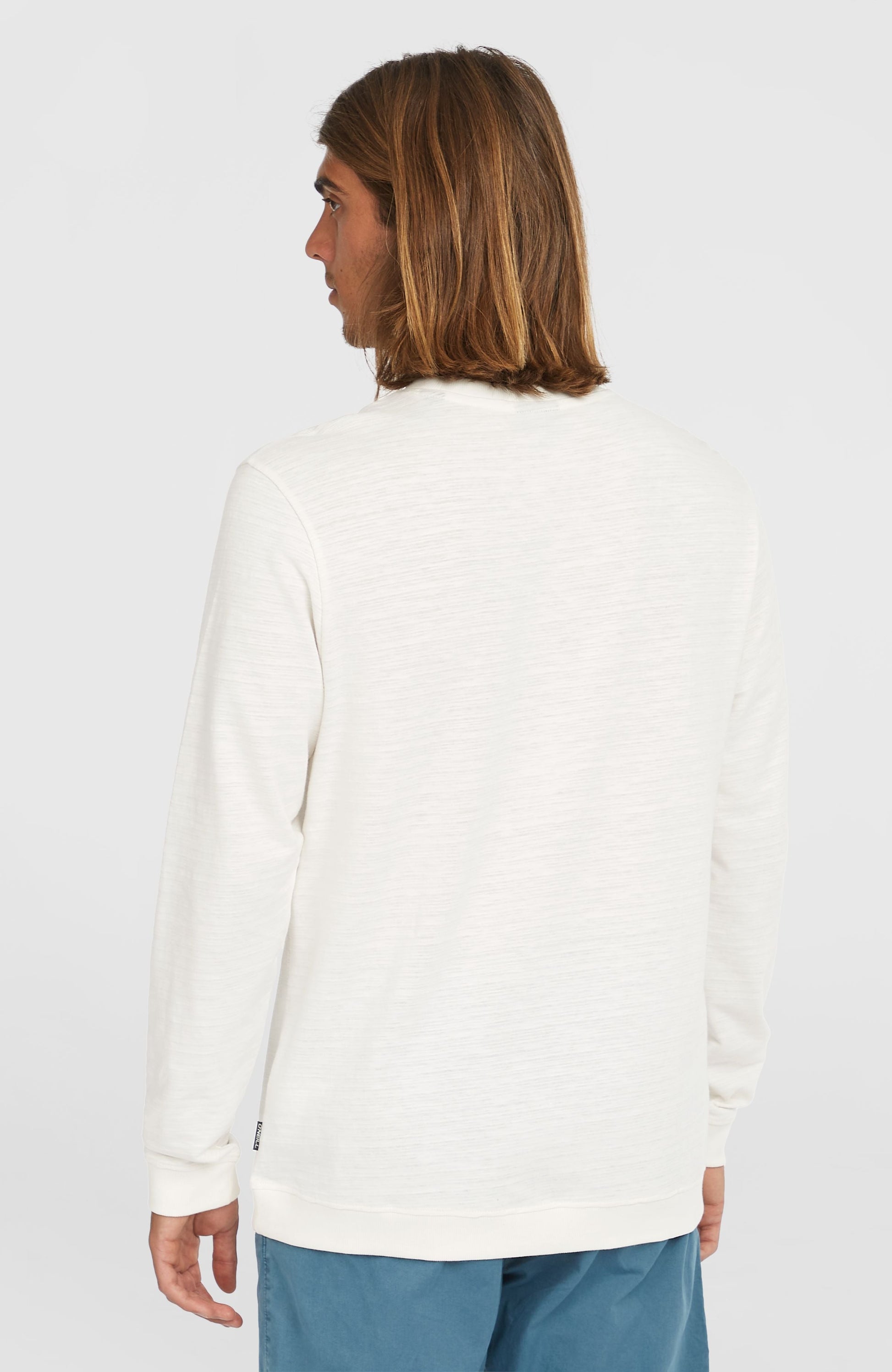O'Neill Slub Long-Sleeve T-Shirt Men Snow White