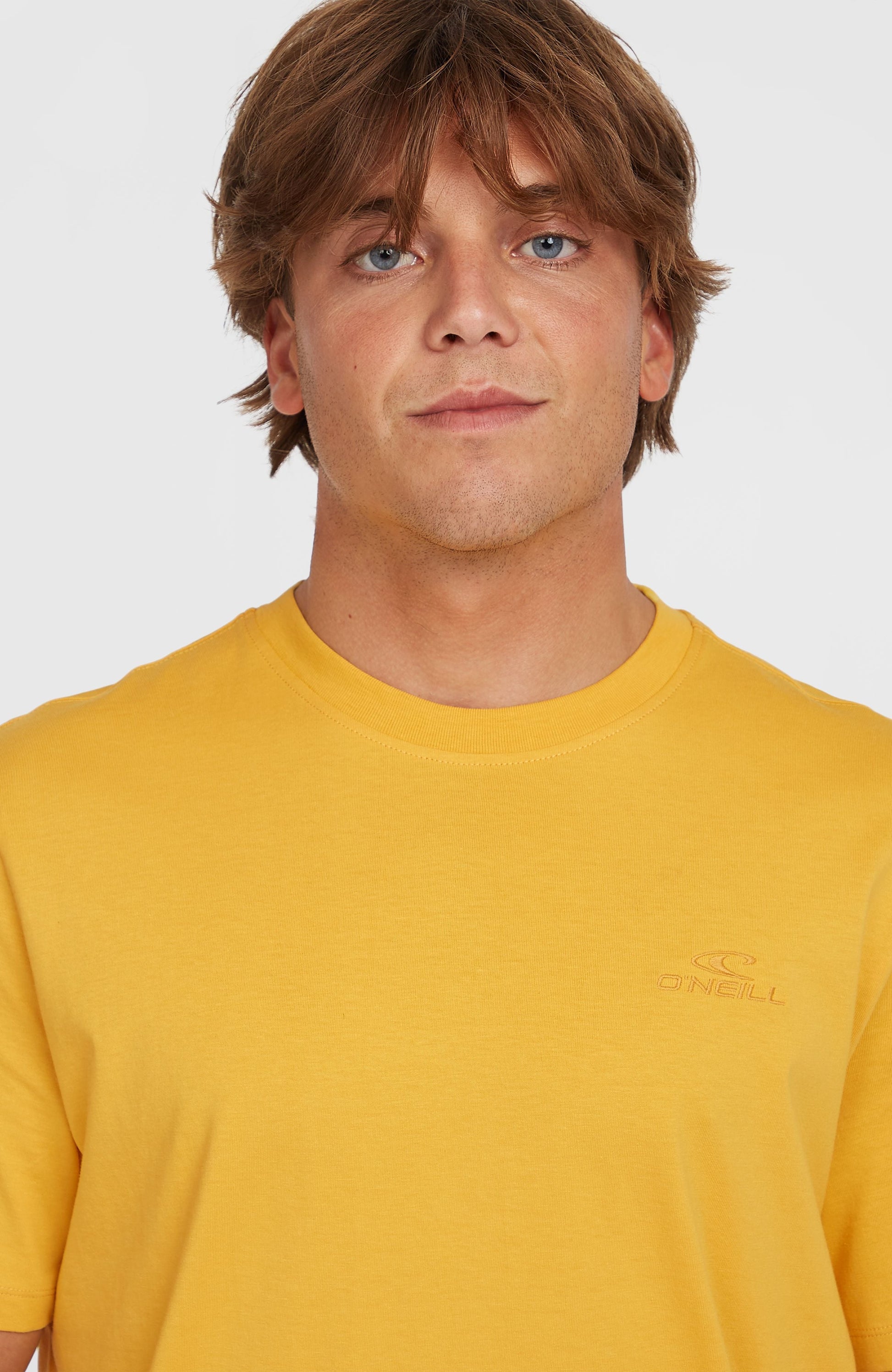 Small Logo T-Shirt Men Golden Haze