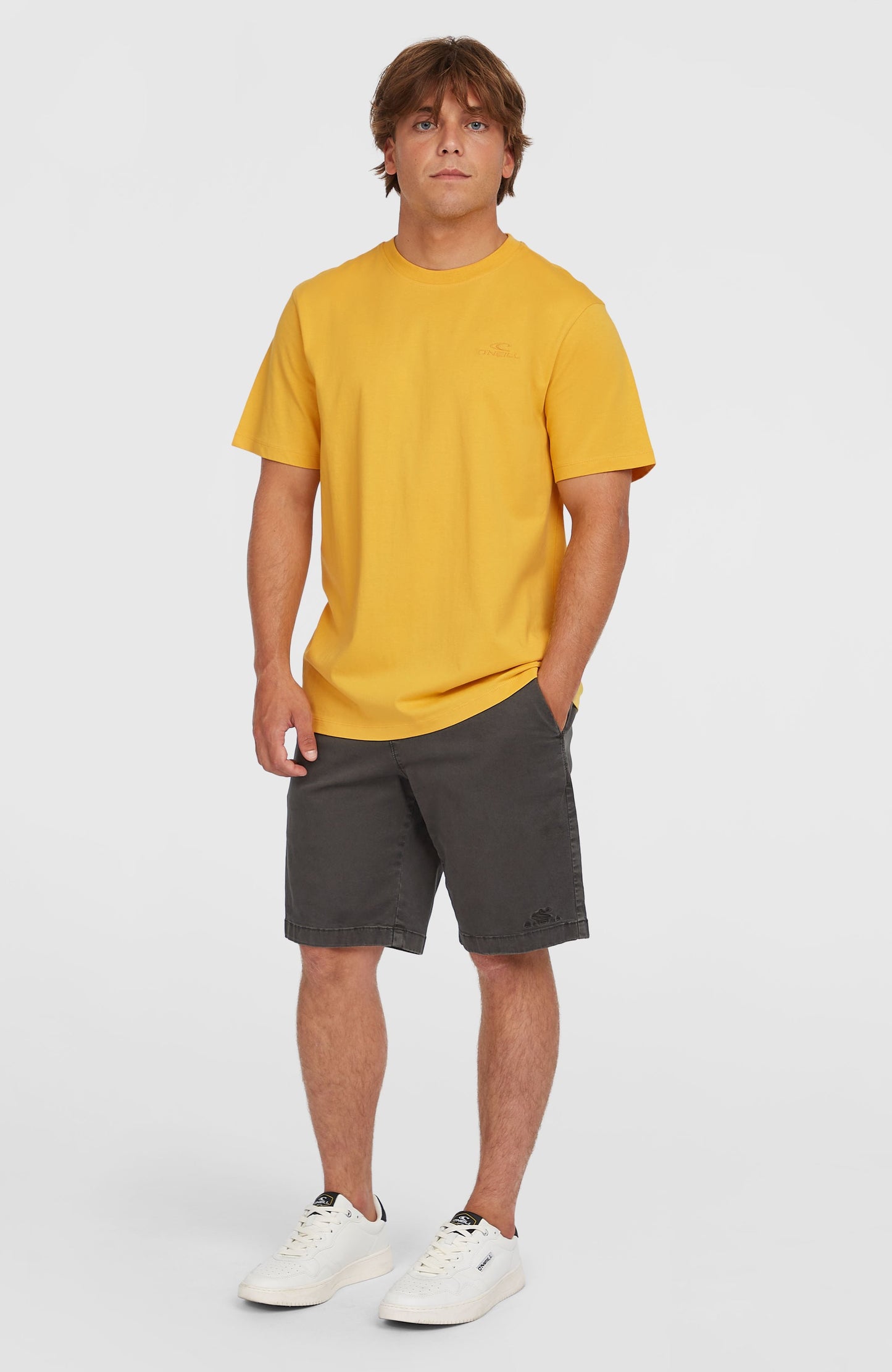 Small Logo T-Shirt Men Golden Haze
