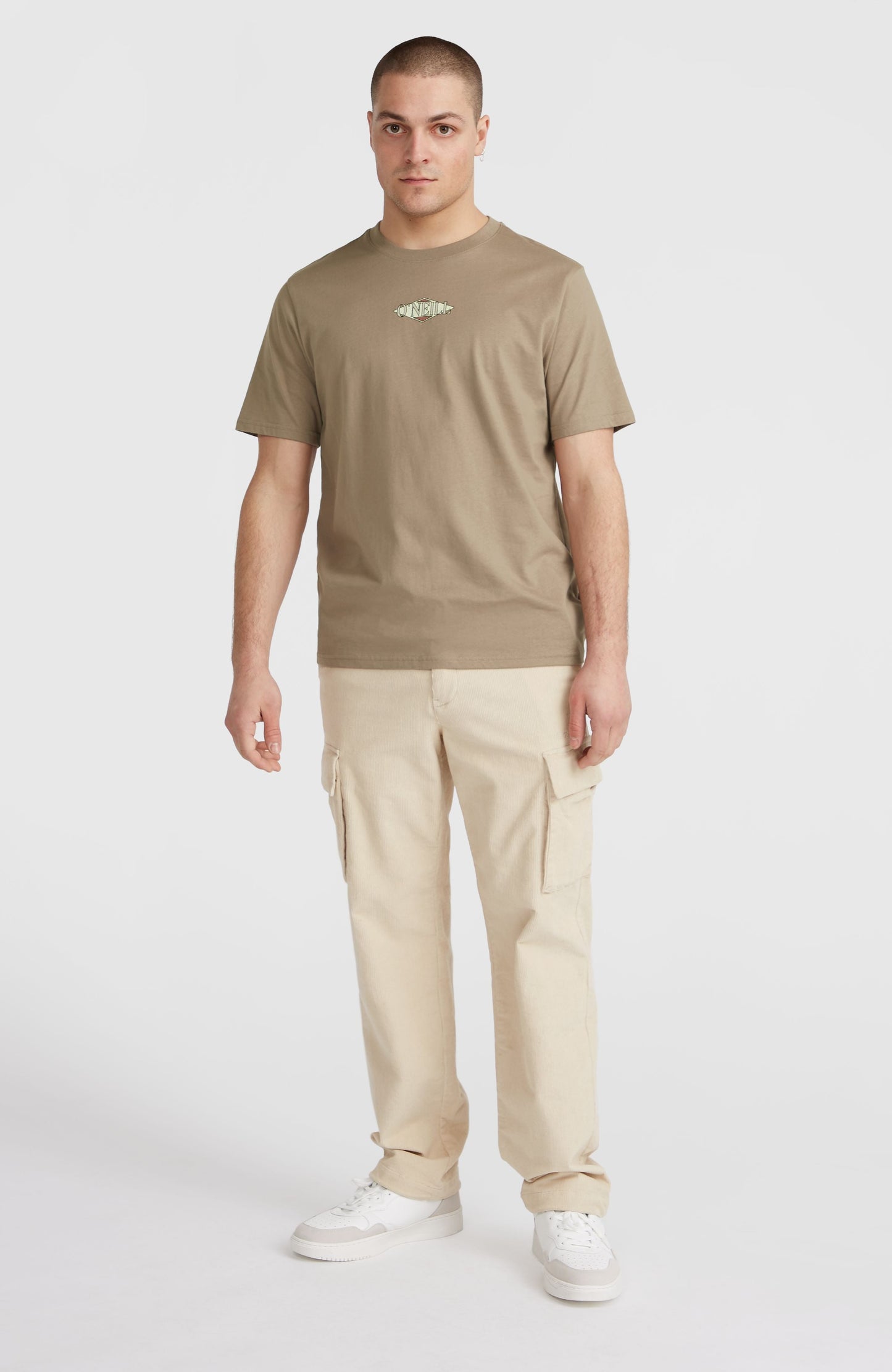 Back Print T-Shirt Men Concrete